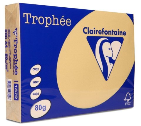 Papier xero A4 80g TROPHEE brąz wielbłądzi XCA41879 CLAIREFONTAINE