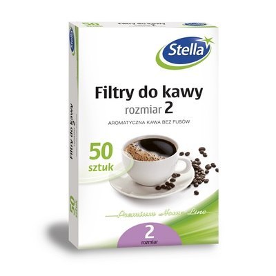 STELLA Filtr papierowy do ekspresu rozmiar 2 (50 szt.) 03365