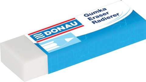 Gumka uniwersalna DONAU, 62x21x11mm, biała 7304001PL-09