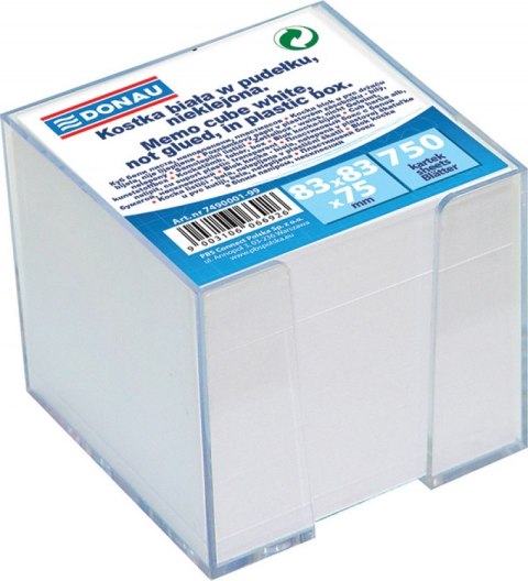 Kostka biała w pudełku 9.2*9.2 *82 7490001-99