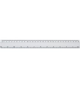 Linijka GR-112-30, aluminiowa, 30 cm GRAND 130-1322