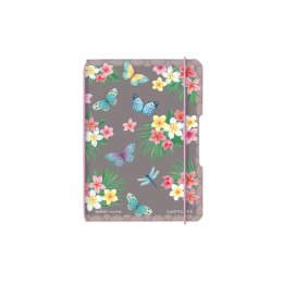 Notatnik_w kratkę A6 60 kartek, PP MY.BOOK flex ladylike butterflies HERLITZ 50044313