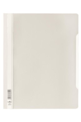 Skoroszyt A4 z przezroczystą okładką standard owy z PVC Biały 257002 DURABLE