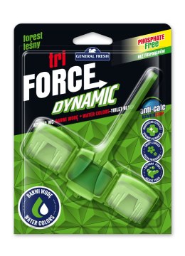 Zawieszka do WC TRI FORCE barwiąca 54g las GENERAL FRESH 70309