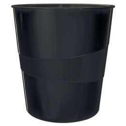 Kosz na śmieci 15L Leitz WOW, czarny 52781095 .