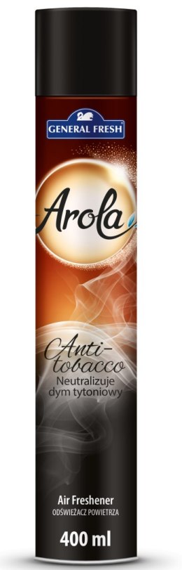 Odświeżacz powietrza AROLA Spray 400ml antytabak GENERAL FRESH 09097