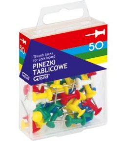 Pinezka tablicowa (50szt) GRAND 110-1116 op. plastikowe