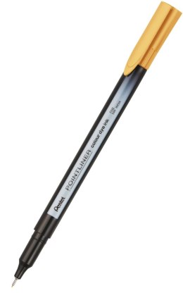 Cienkopis POINTLINER colour ciemnożółty S40-Y Pentel