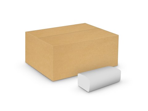 Ręczniki składane celuloza, 2 warstwy, biały, V-Fold 2800 listków (20szt) VELVET PROFESSIONAL No Name 5600049 (ZZ)