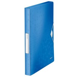 Teczka z gumką LEITZ WOW 30mm 250k A4 niebieska 46290036 .