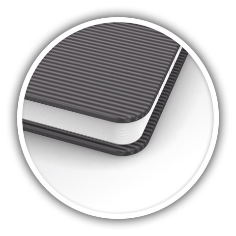 Notatnik_OXFORD SIGNATURE A5 80k 90g szary, kratka, 100735224