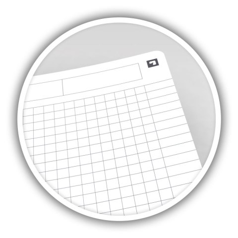 Notatnik_OXFORD SIGNATURE A5 80k 90g szary, kratka, 100735224