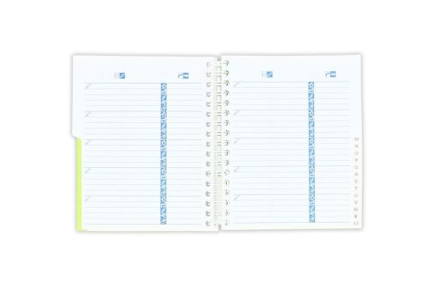 Skorowidz teleadresowy 120x148 80kartek OXFORD MY COLOURS 100101197