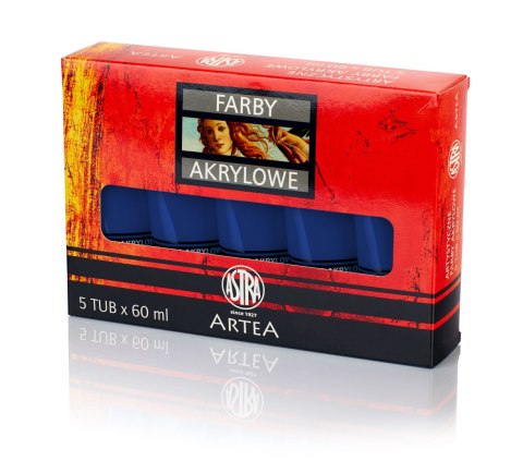 Farba akrylowa Astra tuba 60ml - błękit paryski, 83410926