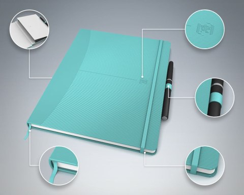 (WYCOFANE)Notatnik OXFORD SIGN-90g B5 80k. kol.pastel 100735217