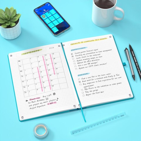 (WYCOFANE)Notatnik OXFORD SIGN-90g B5 80k. kol.pastel 100735217