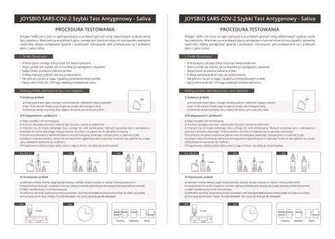Test antygenowy wymazowy ze śliny na obecność COVID-19 EASY CHECK SARS-COV-2 0%VAT