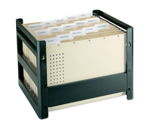 Pojemnik_na teczki wiszące ELBA GO-FIX czarny 100552053