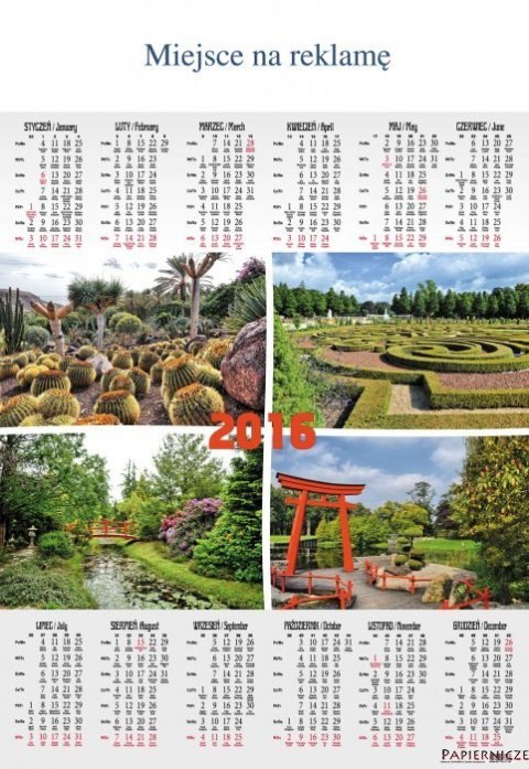 Kalendarz Plakatowy B-1, P15 - DOROTA 2026