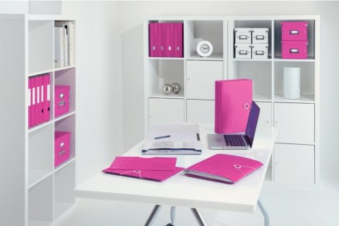 (WYCOFANE)Teczka-organiz.LEITZ WOW różowy 46360023 (X) (X)