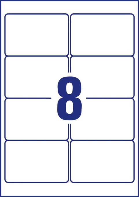 Etykiety uniwersalne L4745REV-25 96x63,5 30 ark. Usuwalne, białe, Avery Zweckform