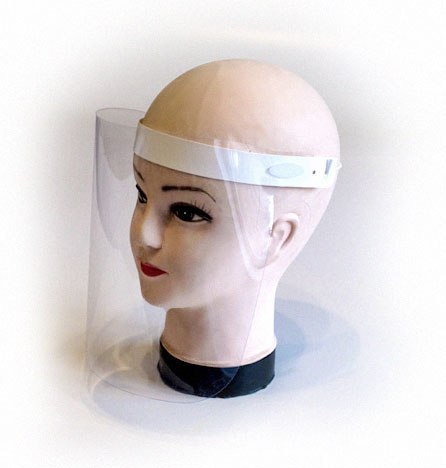 Przyłbica ochronna na twarz PVC wielokrotnego użytku antywirusowa 30mic rozmiar uniwersalny Noname