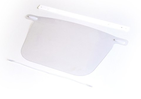 Przyłbica ochronna na twarz PVC wielokrotnego użytku antywirusowa 30mic rozmiar uniwersalny Noname