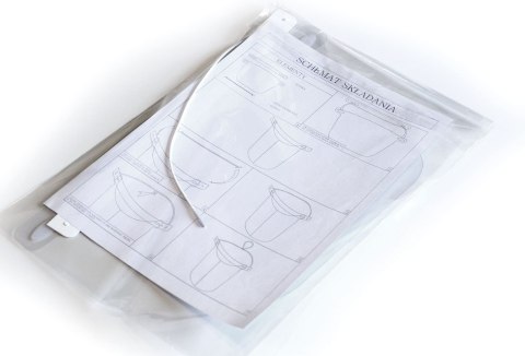 Przyłbica ochronna na twarz PVC wielokrotnego użytku antywirusowa 30mic rozmiar uniwersalny Noname