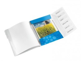 (WYCOFANE)Teczka z6przekładek LEITZ WOW niebieski 46330036