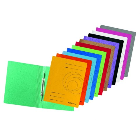 Skoroszyt Colorspan A4, sprężynka, czerwony 10902997 Herlitz