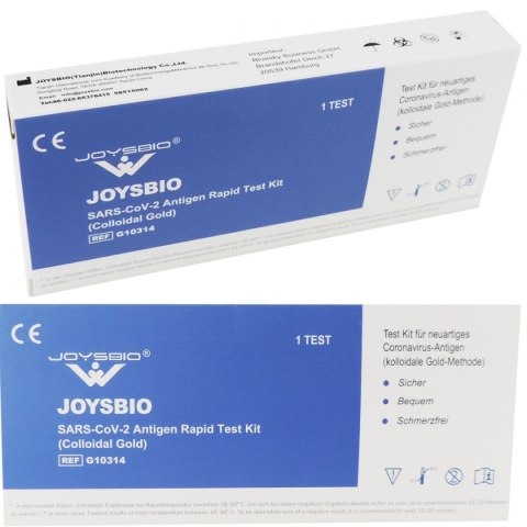 Zamiennik bh 0147429 Test antygenowy wymazowy ze śliny na obecność COVID-19 JOYSBIO SARS-COV-2 0%VAT