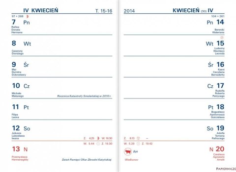 Kalendarz TIK IMPRESS kieszonkowy 2026 (K1) TELEGRAPH
