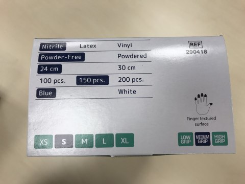 Rękawice nitrylowe S 100szt kolor miętowy bezpudrowe MERCATOR MEDICAL 8%VAT