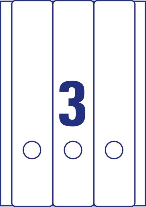 Etykiety na segregatory L4759-25 61 x 297 30ark Avery Zweckform