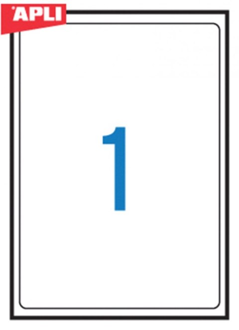 Etykiety 02412 199.6*289.1 za okrąglone (100) APLI (X)