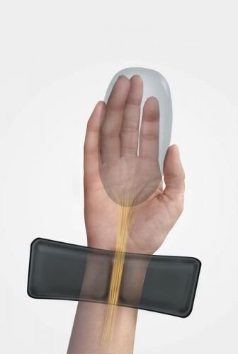 Podkładka pod mysz i nadgarstek Health-V Crystal 9182201 FELLOWES