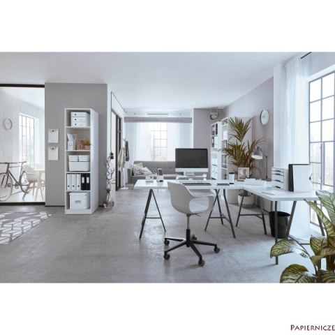 Zszywacz + dziurkacz metalowy Leitz Mini WOW, czarny, 10 lat gwarancji, 10 kartek 55612095 .