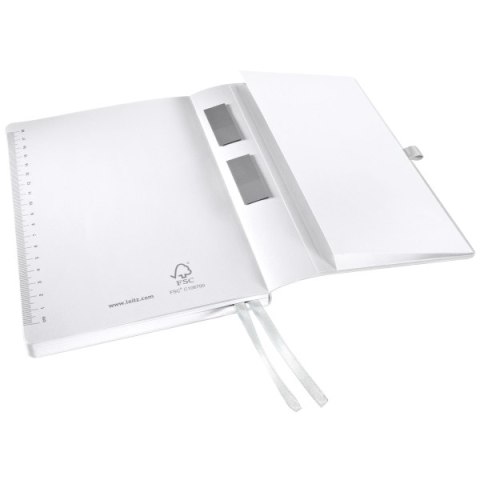 Notatnik_w miękkiej oprawie Leitz Style A5, w kratkę, biały 44880004 (X)