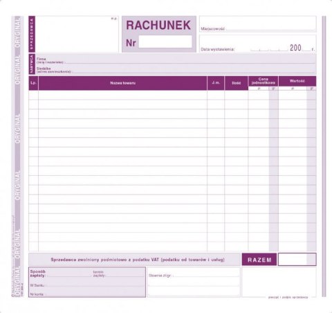 231-2 Rachunek A4 2/3 zw.z VAT MICHALCZYK i PROKOP