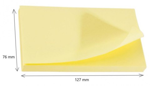 Bloczek samoprzylepny POST-IT_ Super Sticky (655-6SSCY-EU), 127x76mm, 6x90 kart., żółty (X)