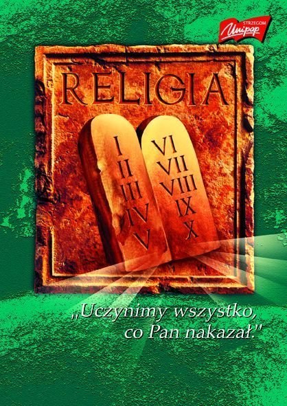 Brulion A5 64k relig.cień mat UNIPAP (X)