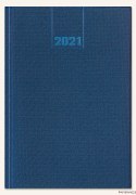 Kalendarz A4 CLASSIC tydzień na 2 stronach C1-06 niebieski 2021 TELEGRAPH