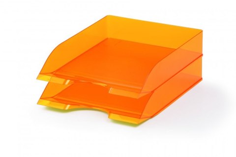 Półka_na dokumenty DURABLE BASIC A4 pomarańczowa-przezroczysta 1701672009