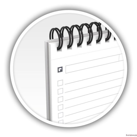 Blok notatnikowy OXFORD TASK MANAGER A5, 70kartek, spirala u góry, 400055727 (X)