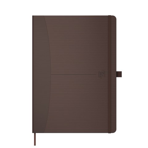  Notatnik OXFORD SIGNATURE A5 80k 90g brązowy kratka 100735226 Oxford