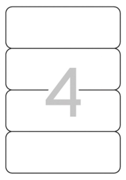 Etykiety 01233 190*61 (25) na segregator APLI samop. (X)