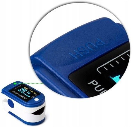 Pulsoksymetr na palcowy z LCD Oximeter PULSOMETR