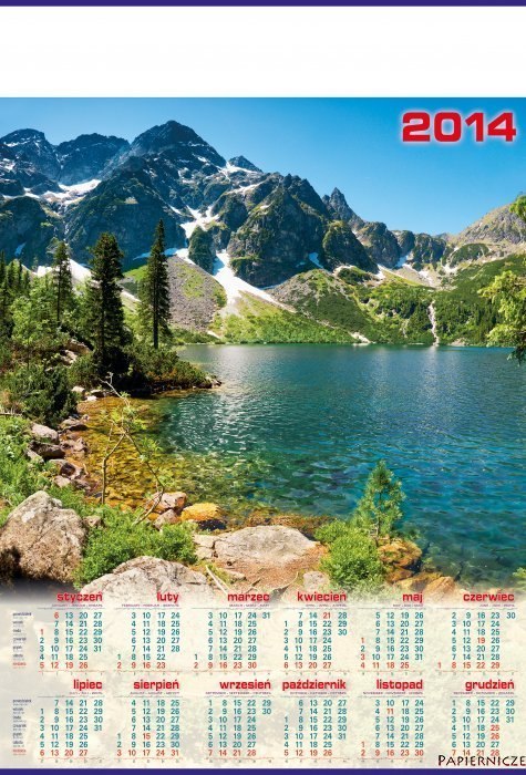 Kalendarz Plakatowy B-1, P07 - POTOK 2026