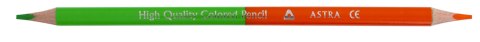 Kredki ołówkowe dwustronne trójkątne 24 sztuki / 48 kolorów ASTRA, 312116004