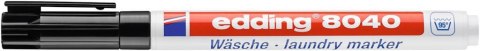 Marker do bielizny 8040 czarny EDING końcowka okrągła Edding